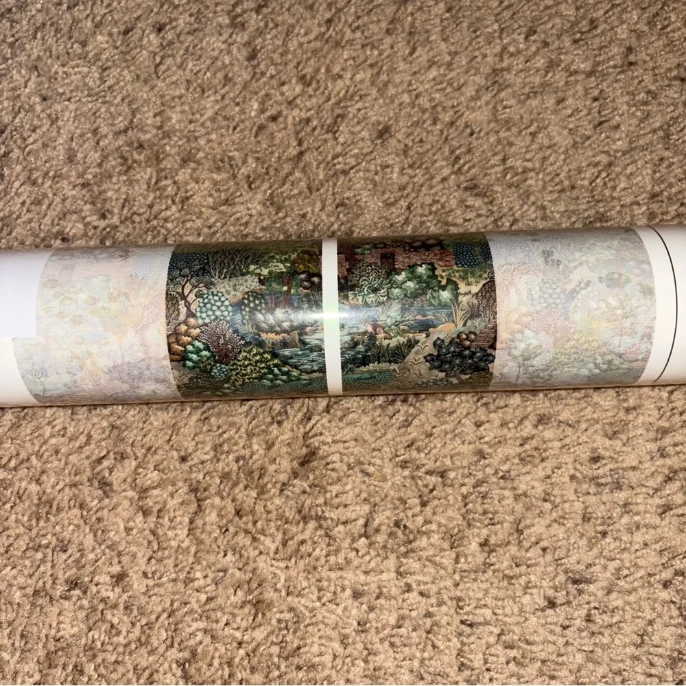 New Anthropologie Miserden Mural Panel Tree Wallpaper Wall Decor Green